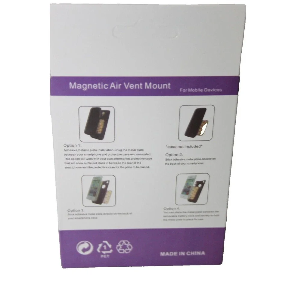 Magnetic Cell Phone Mount Car Air Vent Holder Stand Neat Small Mobile Devices